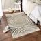 DII® Printed Natural Hand-Loomed Shag Rug, 4ft. x 6ft.